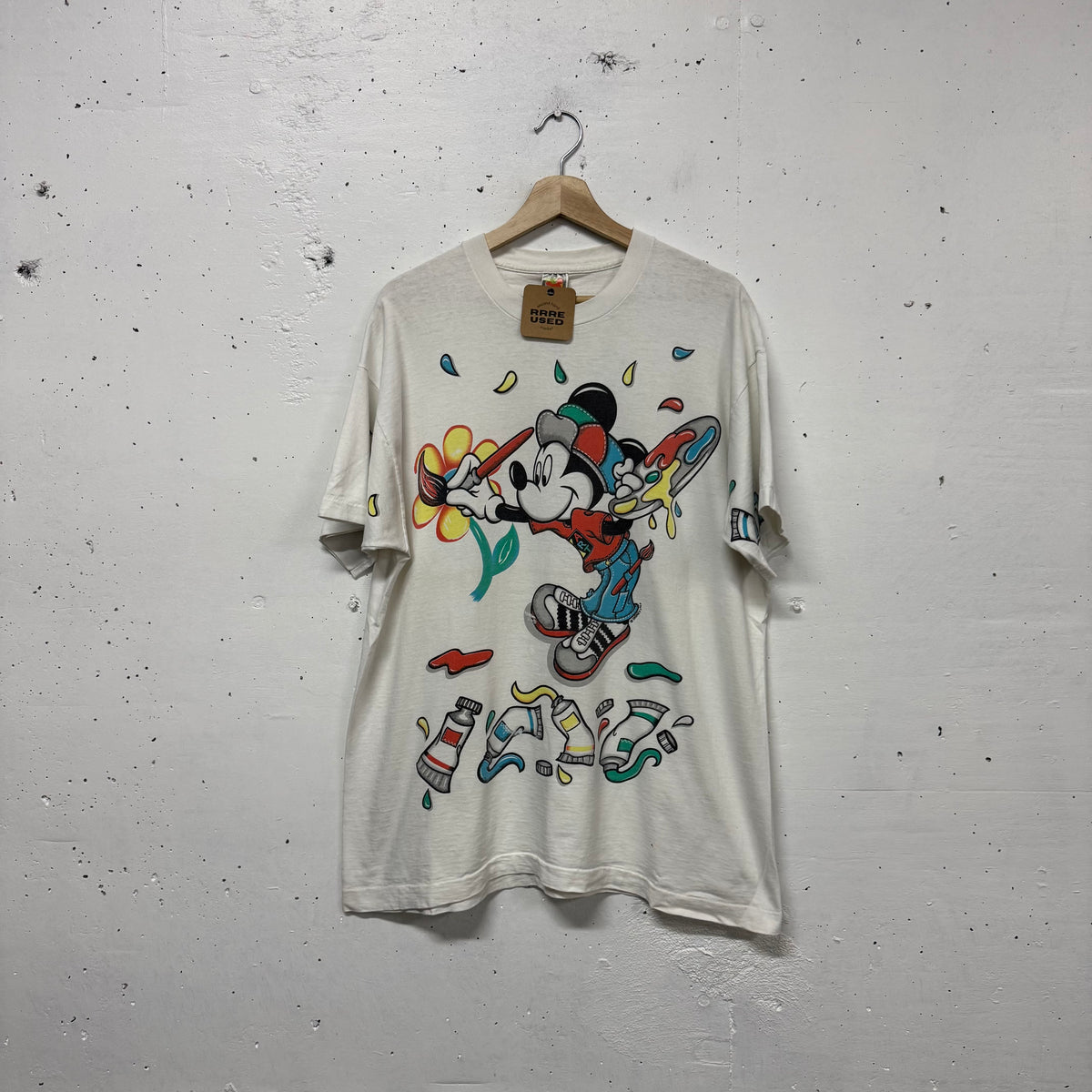 Polera Vintage Disney Mickey Mouse Artista 1990s
