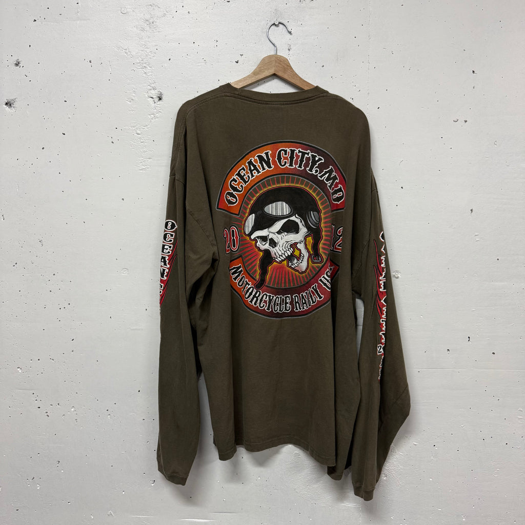 Polera Manga Larga Vintage Ocean City