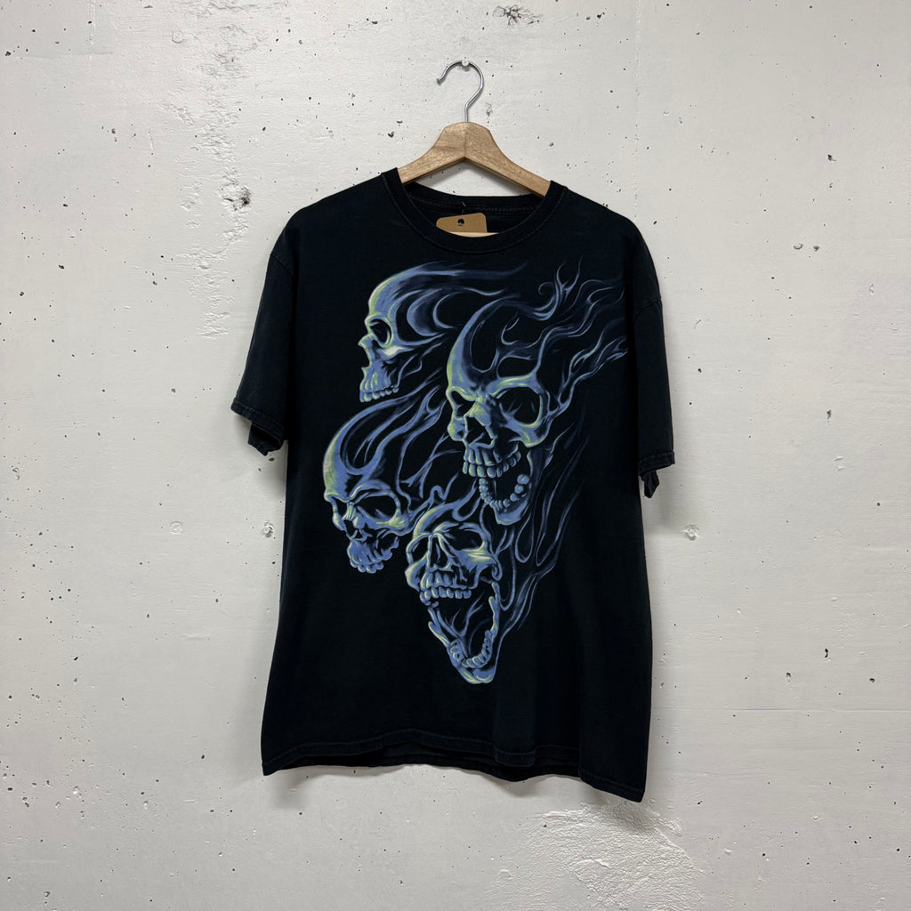 Polera Vintage Skull