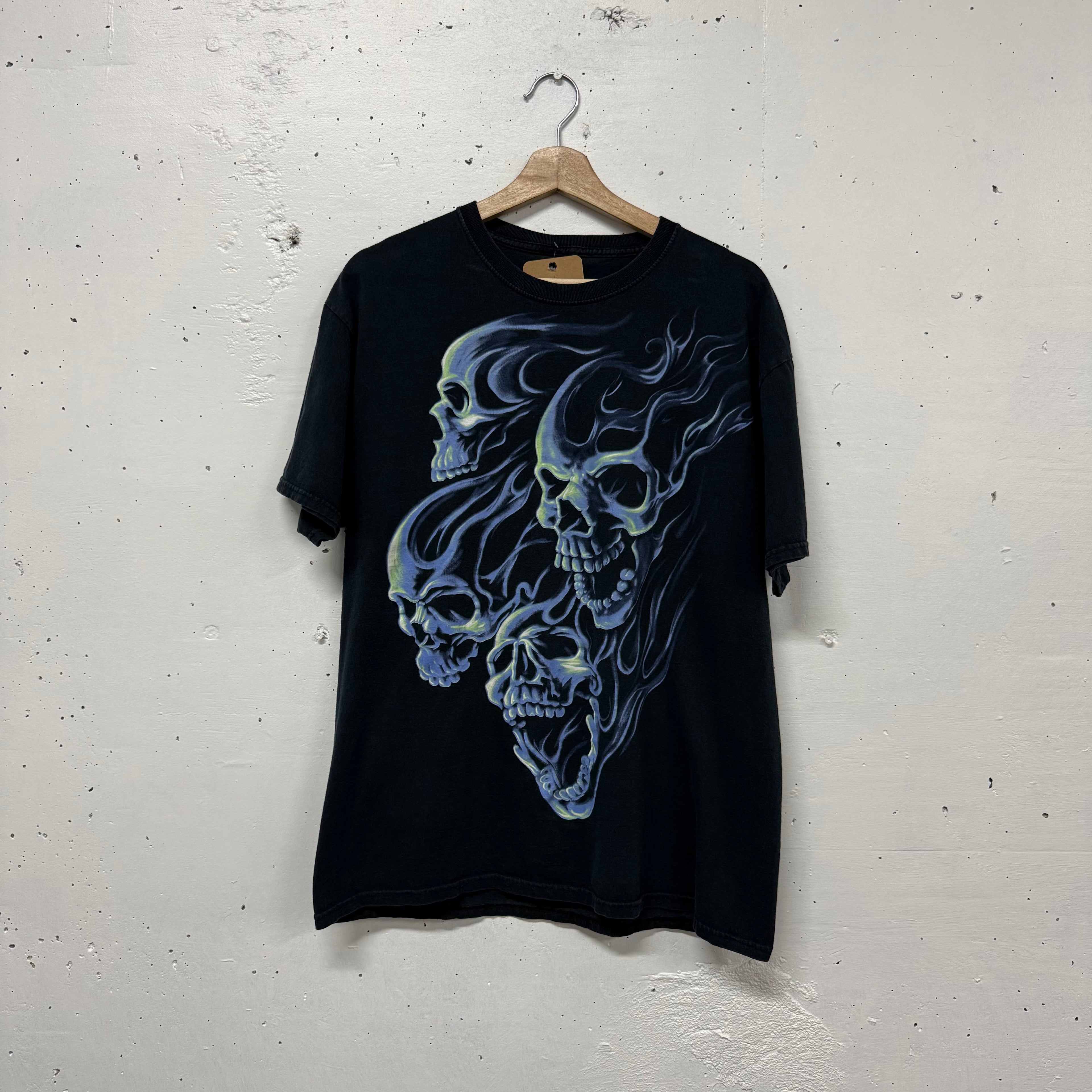 Polera Vintage Skull