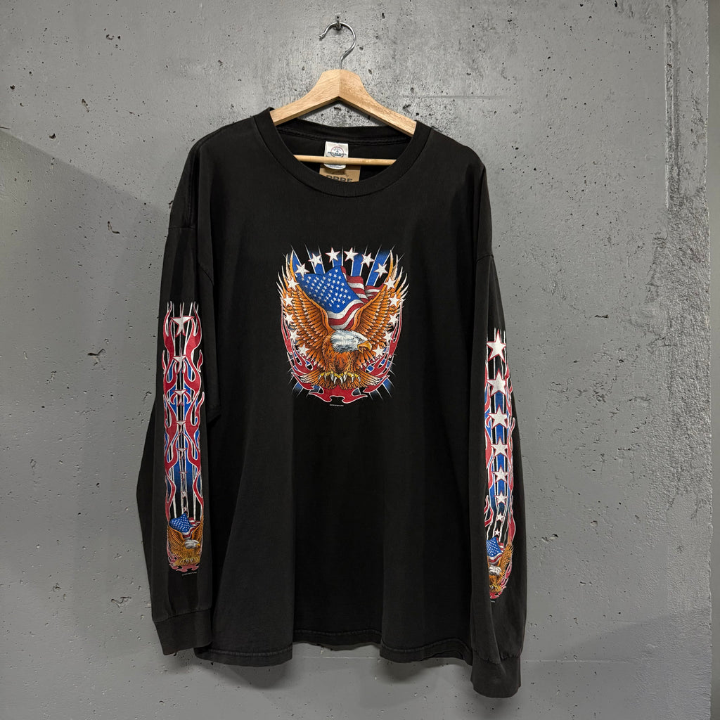 Polera Vintage Manga Larga