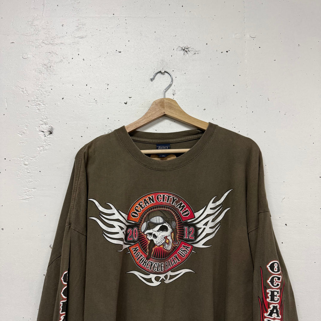 Polera Manga Larga Vintage Ocean City