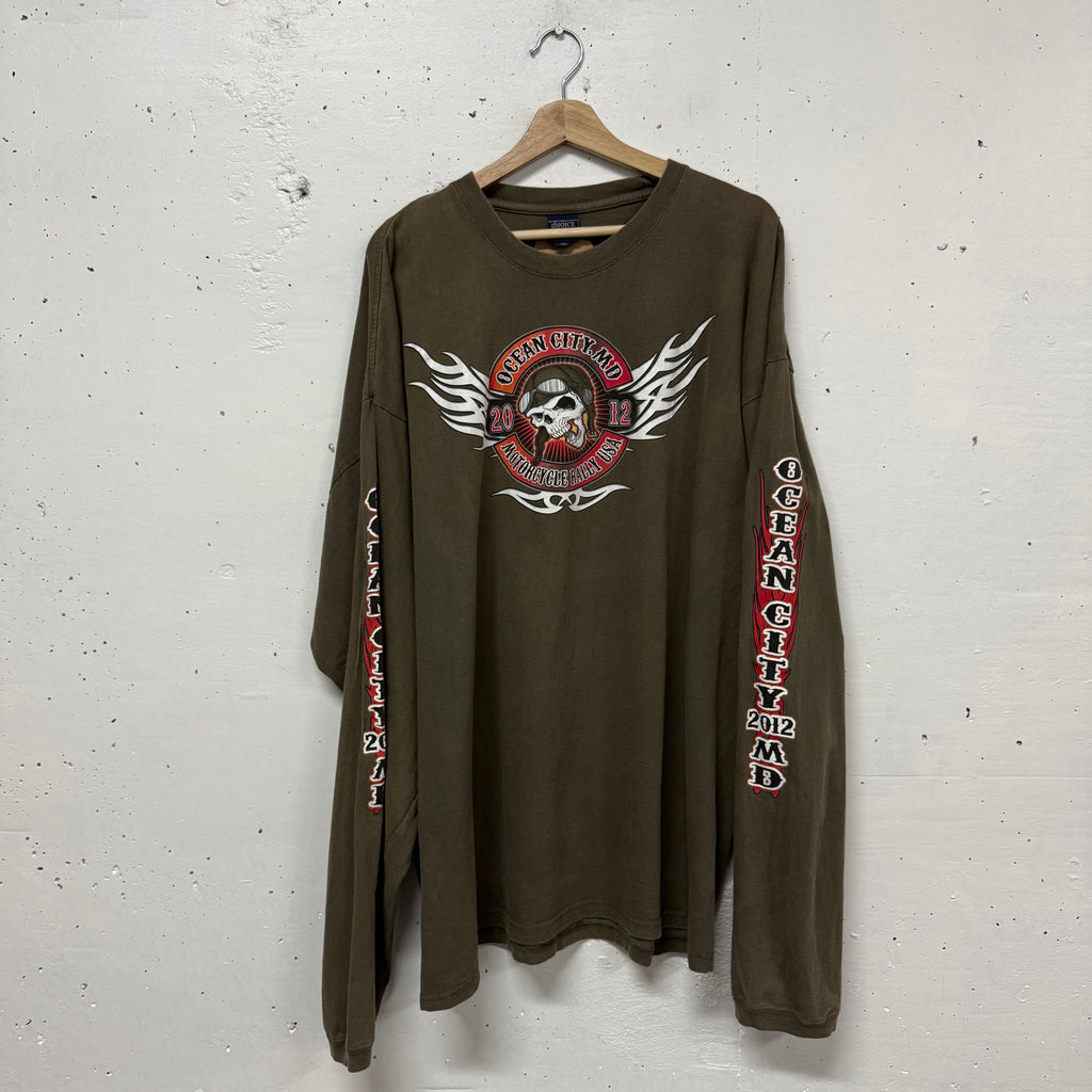 Polera Manga Larga Vintage Ocean City