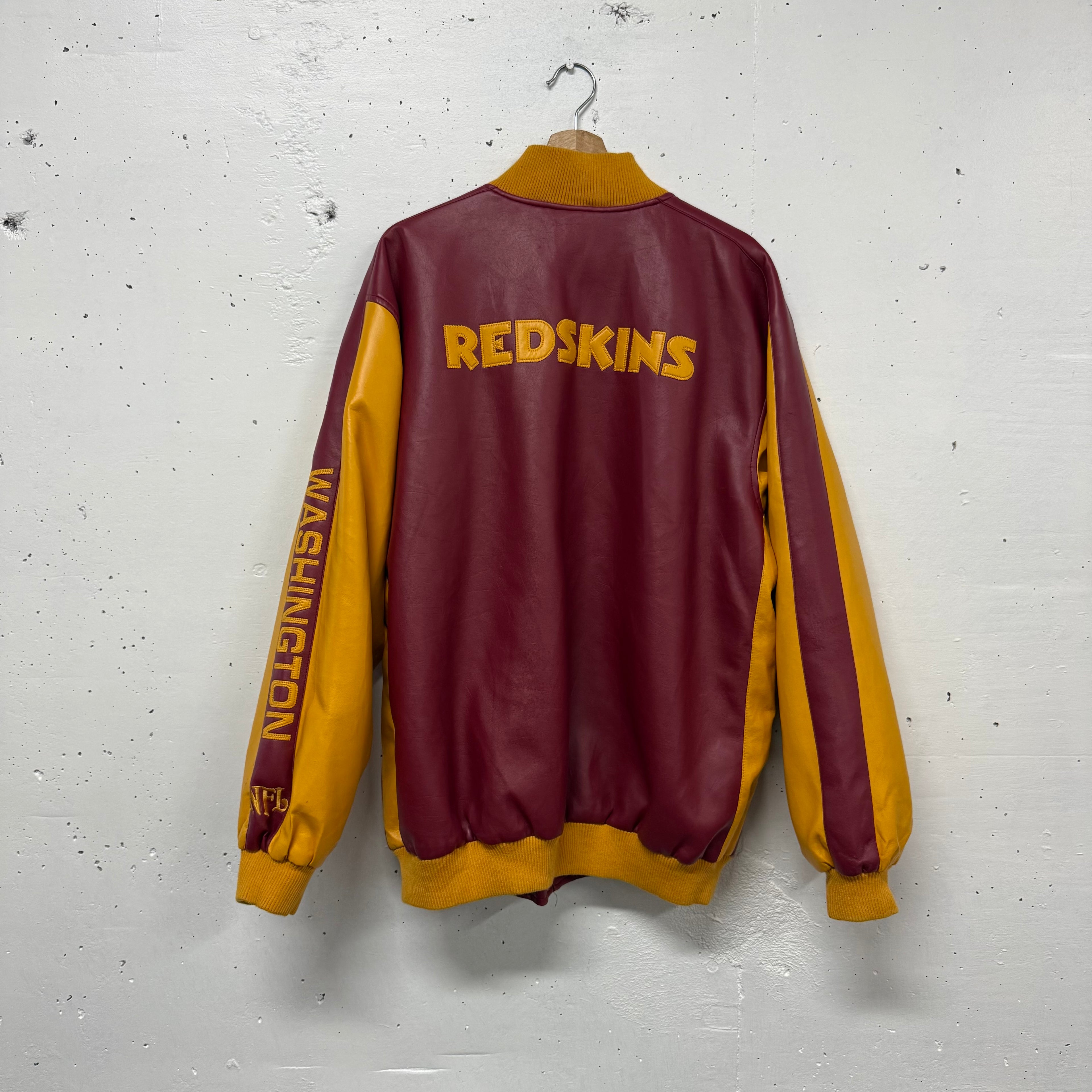Chaqueta De Cuero REDSKINS