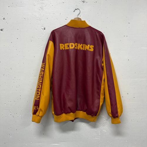 Chaqueta De Cuero REDSKINS