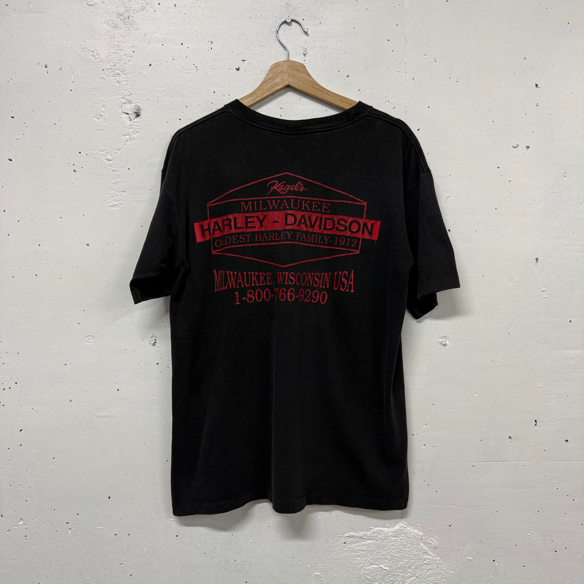 Polera Vintage Harley Davidson