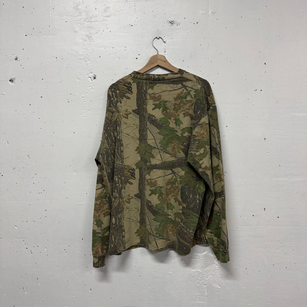 Polera Manga Larga Camuflaje