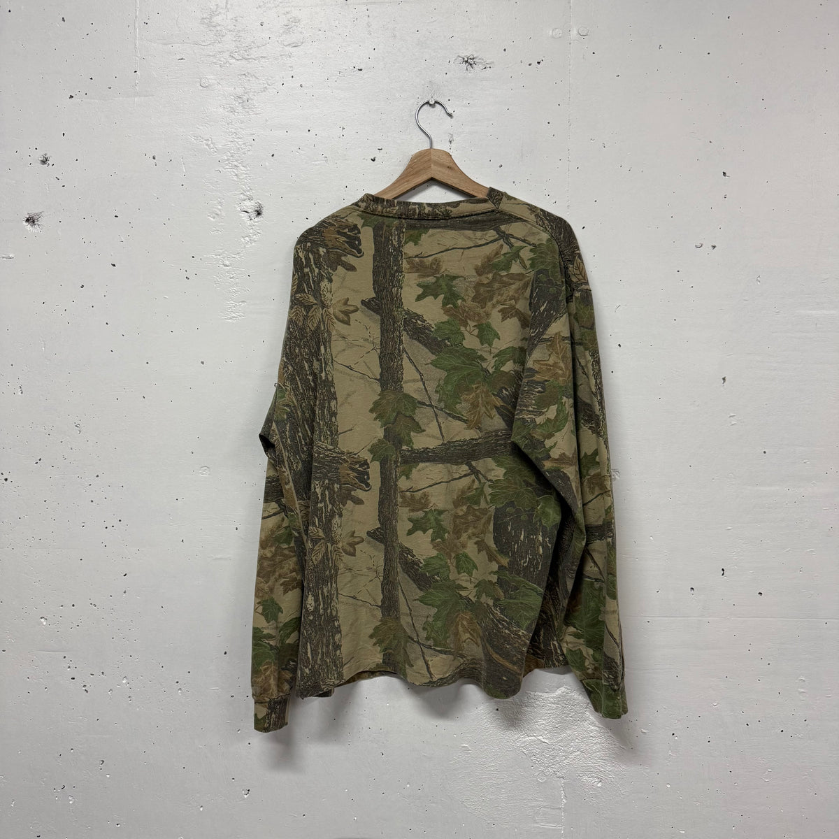 Polera Manga Larga Camuflaje