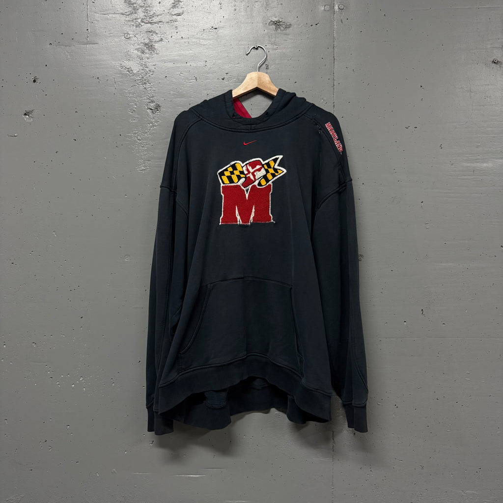 Poleron Vintage Nike Central Swoosh Maryland