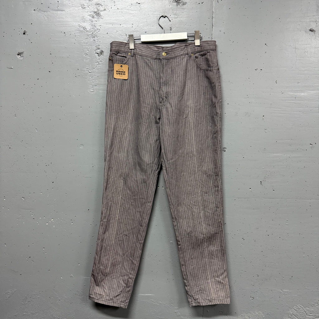 Pantalón Vintage Con Rayas