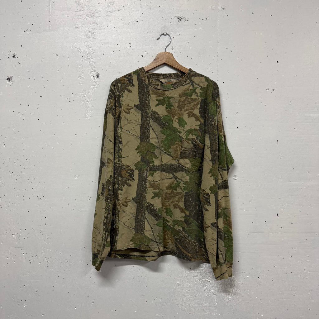 Polera Manga Larga Camuflaje