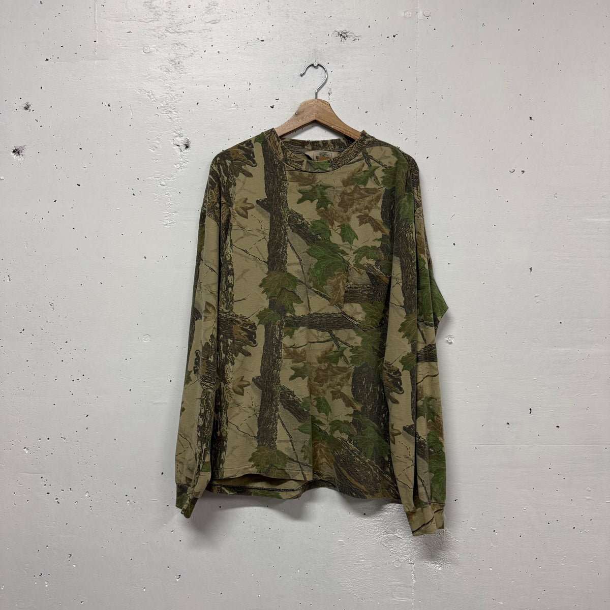 Polera Manga Larga Camuflaje